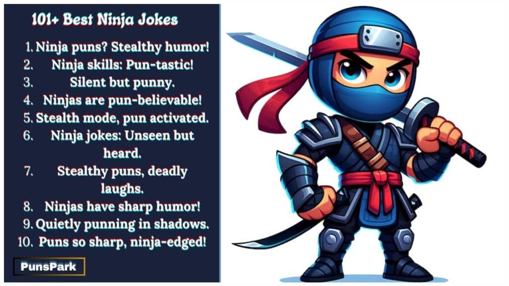 101+ Best Ninja Jokes & Puns: Silent But Deadly!
