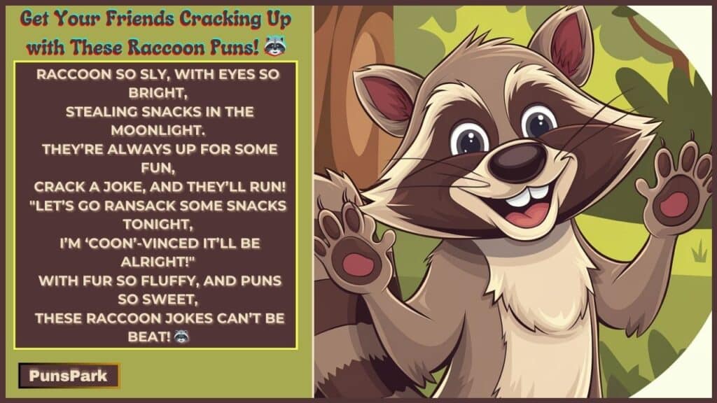 Raccoon Puns