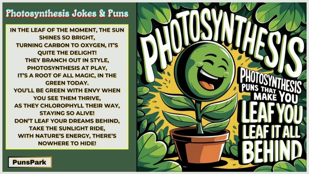 Photosynthesis Jokes & Puns