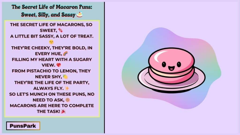 Macaron puns