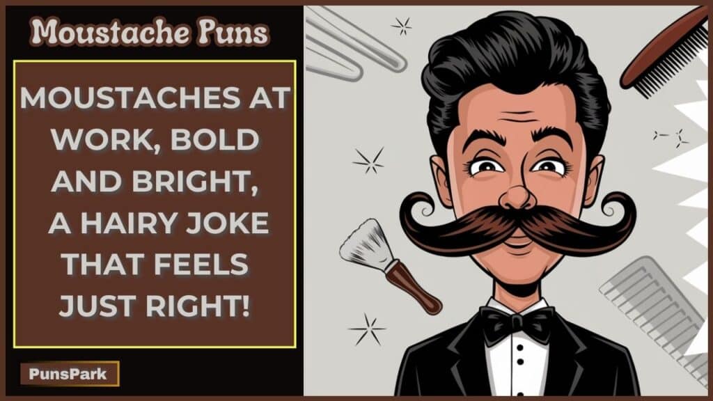 Moustache Puns