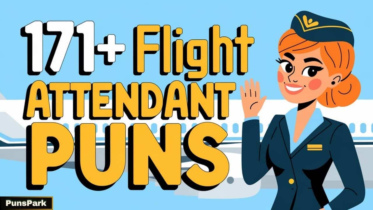 171+ Flight Attendant Puns