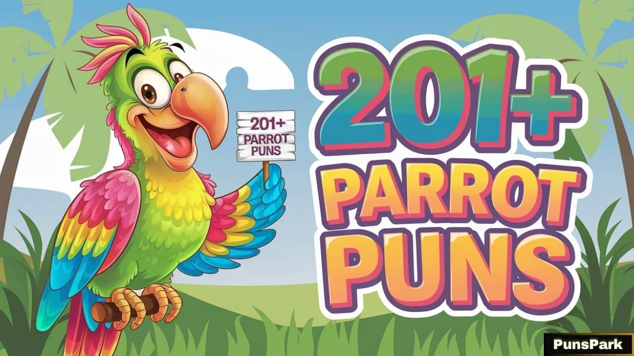 201+ Hilarious Parrot Puns